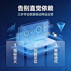 澄海建站-告别直觉依赖：三步学会数据驱动网站运营