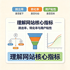 汕头建站-理解网站核心指标:跳出率、转化率与用户粘性