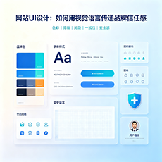 汕头建站-网站UI设计:如何用视觉语言传递品牌信任感